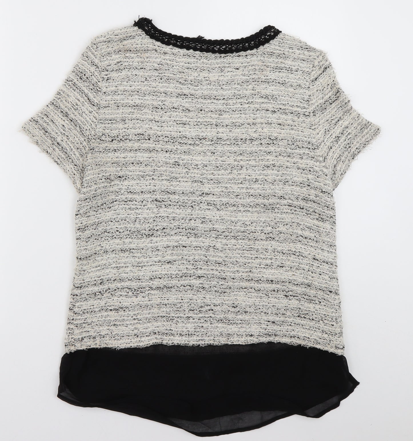 Zara Womens Beige  Cotton Pullover Sweatshirt Size S  Pullover