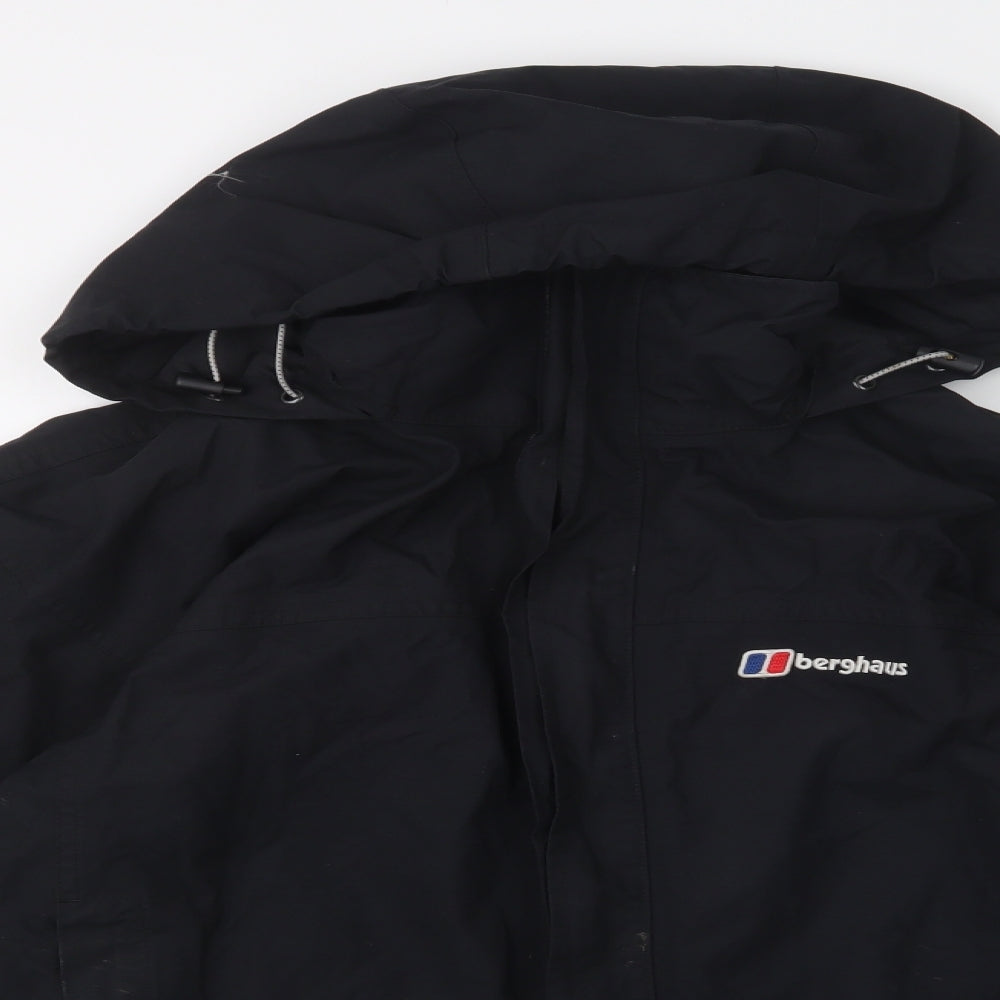 Berghaus Mens Black   Windbreaker Jacket Size S  Zip