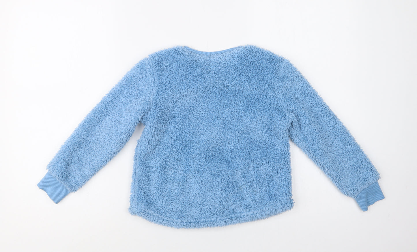 Lily & Dan Girls Blue  Polyester Top Lounge Pants Size 5-6 Years   - Rocket