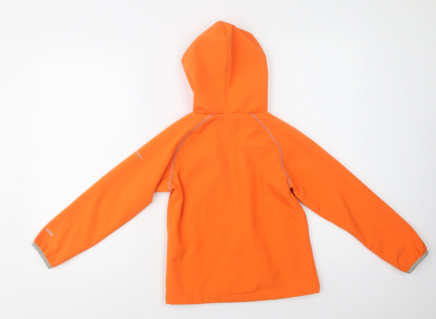 Trespass Girls Orange   Windbreaker Jacket Size 7-8 Years  Zip