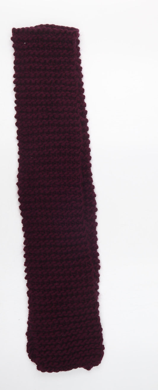 Front view of Preworn women’s purple scarf