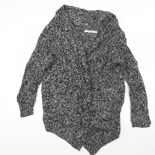 Chaber Womens Grey Collared  Acrylic Cardigan Jumper Size 8