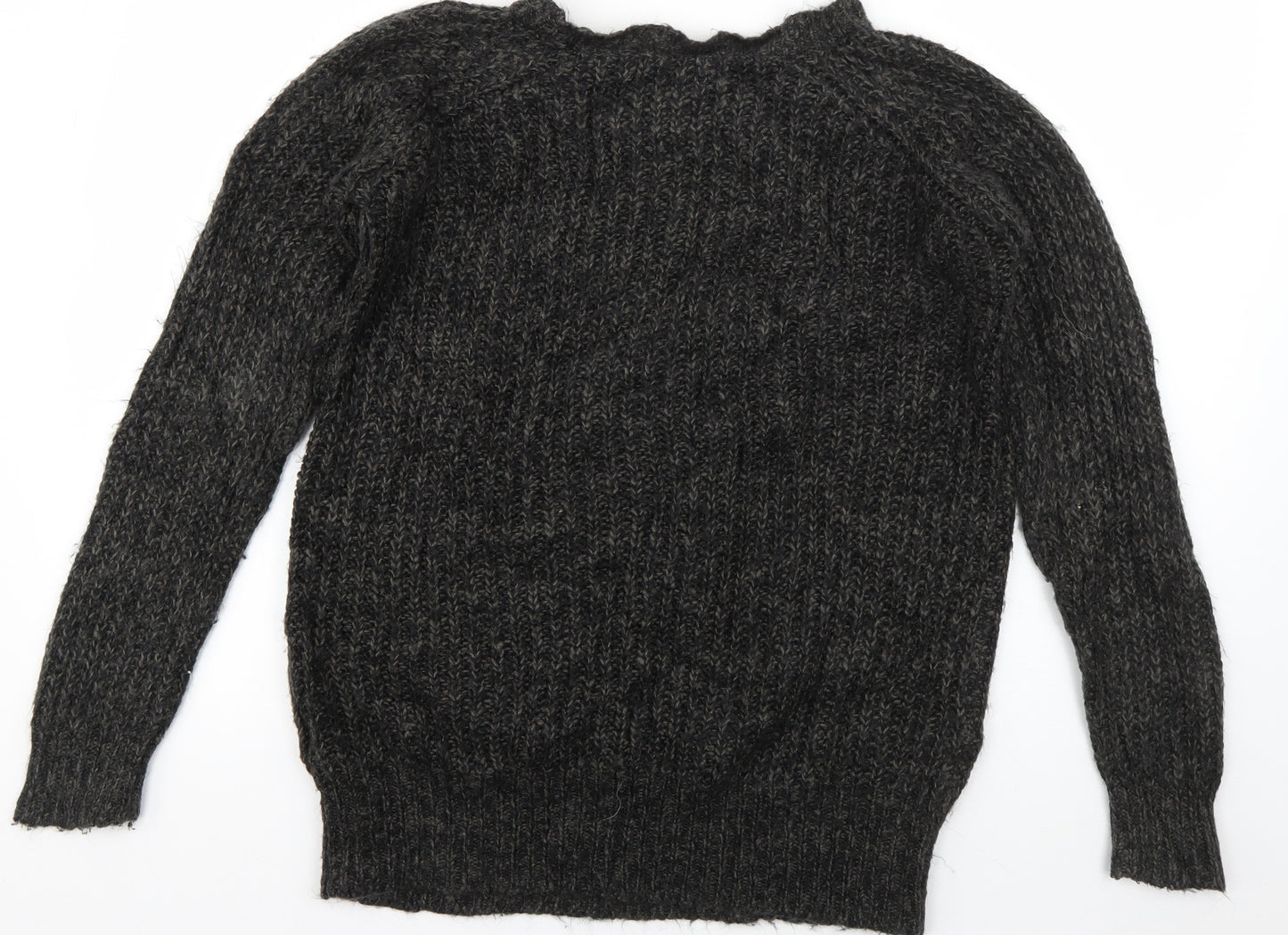 VILA Mens Green Crew Neck  Acrylic Pullover Jumper Size S