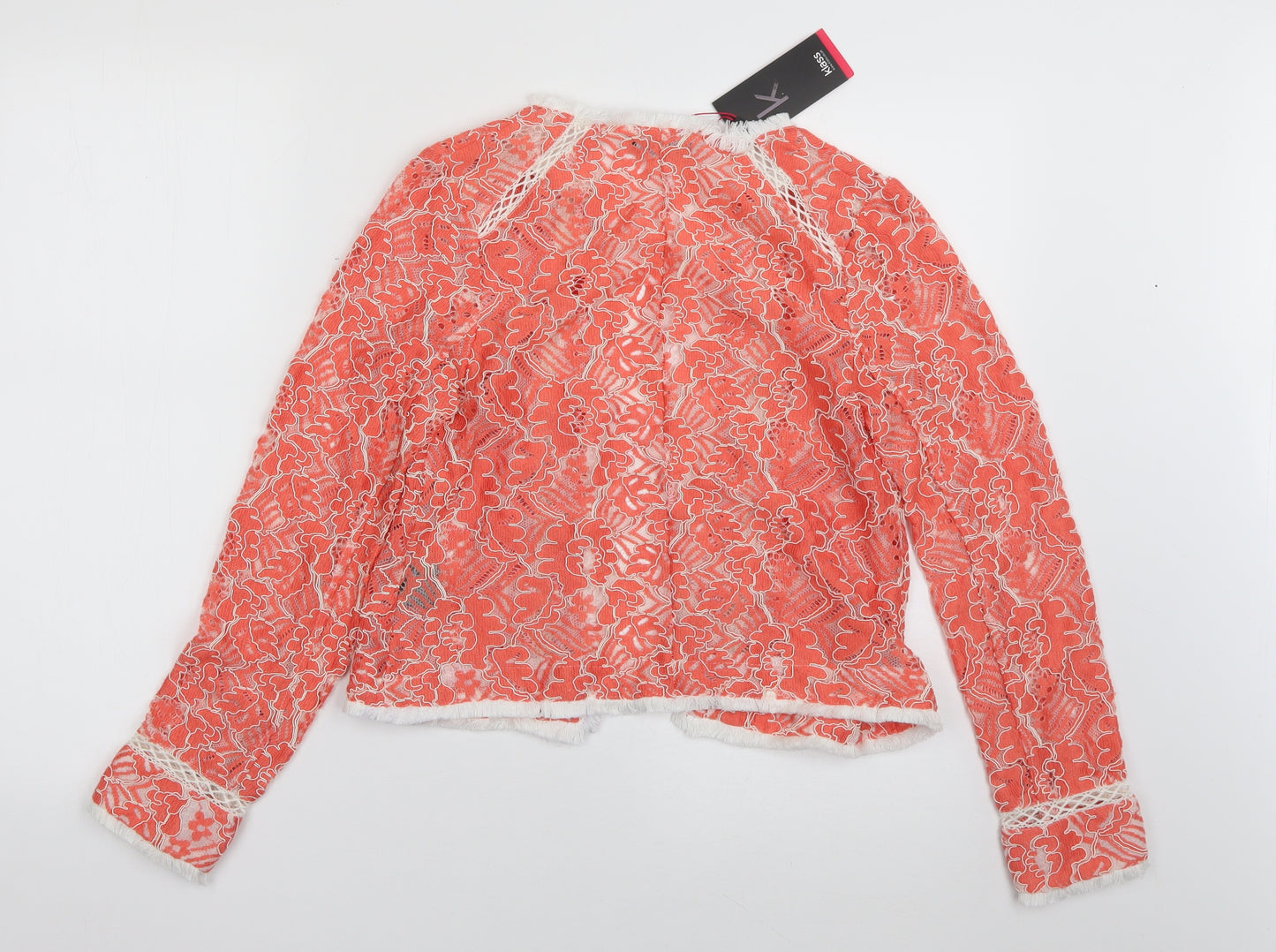Klass  Womens Orange   Jacket  Size S