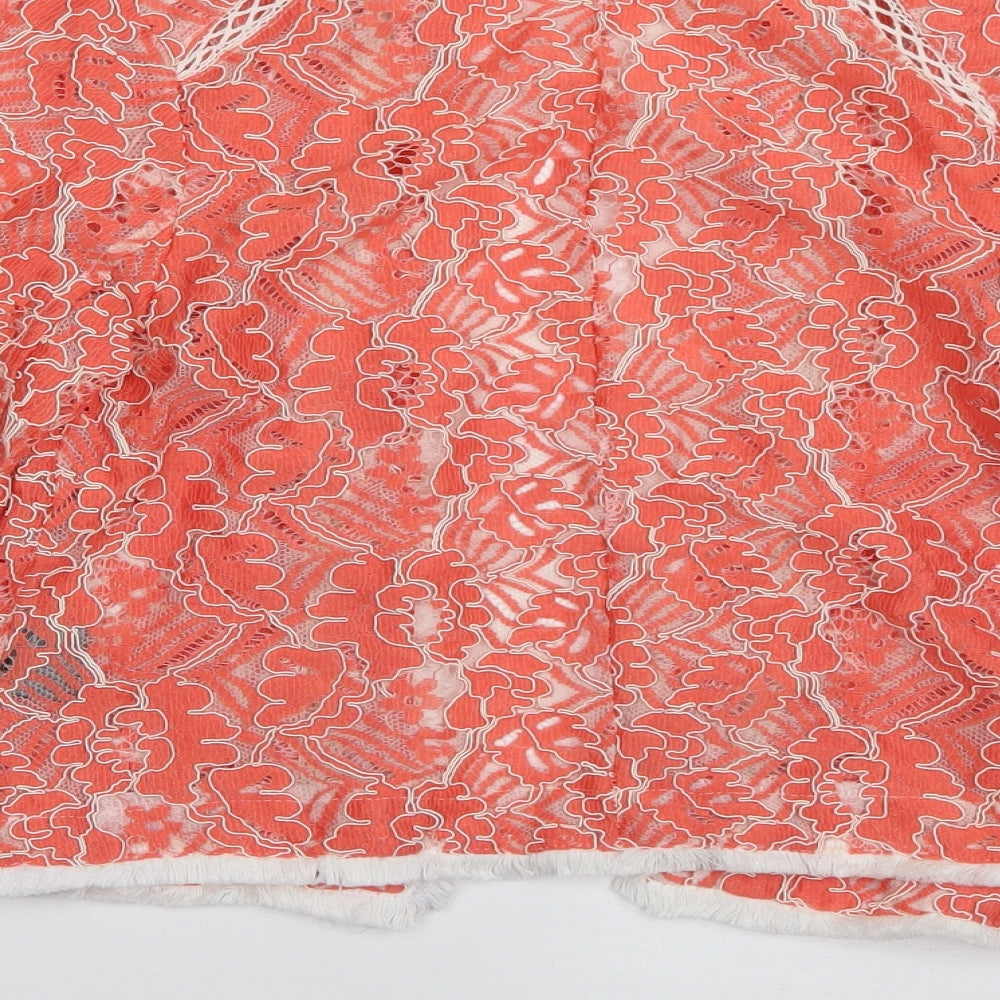 Klass  Womens Orange   Jacket  Size S