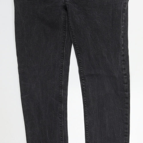 ASOS Mens Grey  Cotton Skinny Jeans Size 28 L30 in Regular Button