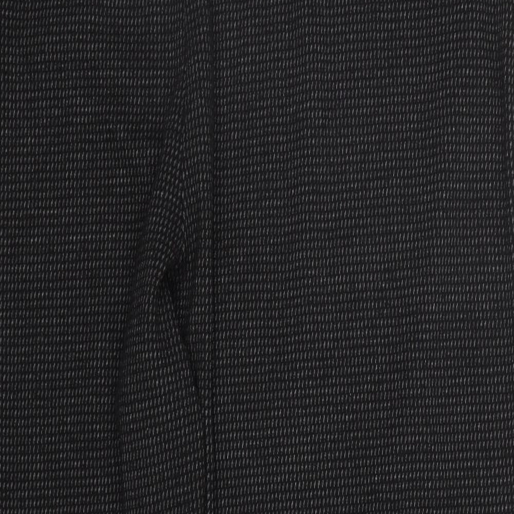 Marks and Spencer Womens Grey  Viscose Carrot Trousers Size 22 L28 in Regular