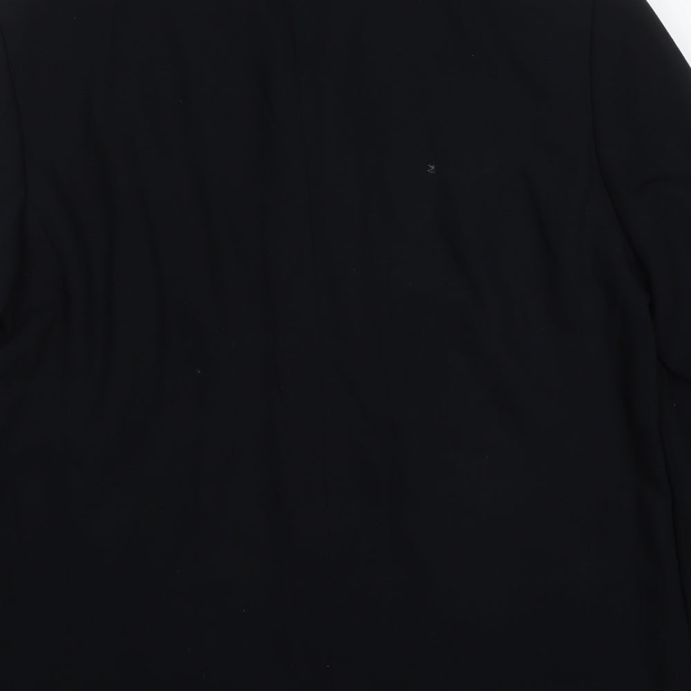 Mexx Mens Black  Polyester Jacket Suit Jacket Size 42