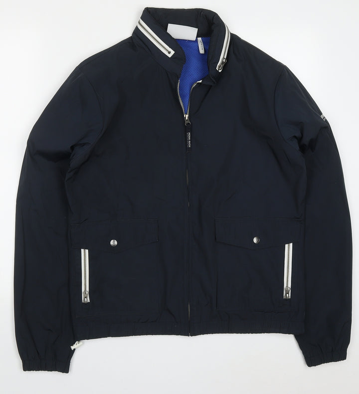Penn Rich Womens Blue   Jacket Coat Size M  Zip