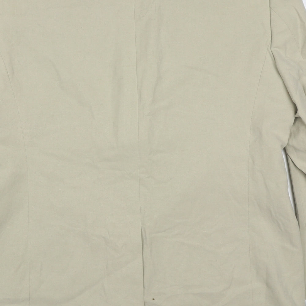 Matalan Mens Beige  Lyocell Jacket Suit Jacket Size 42