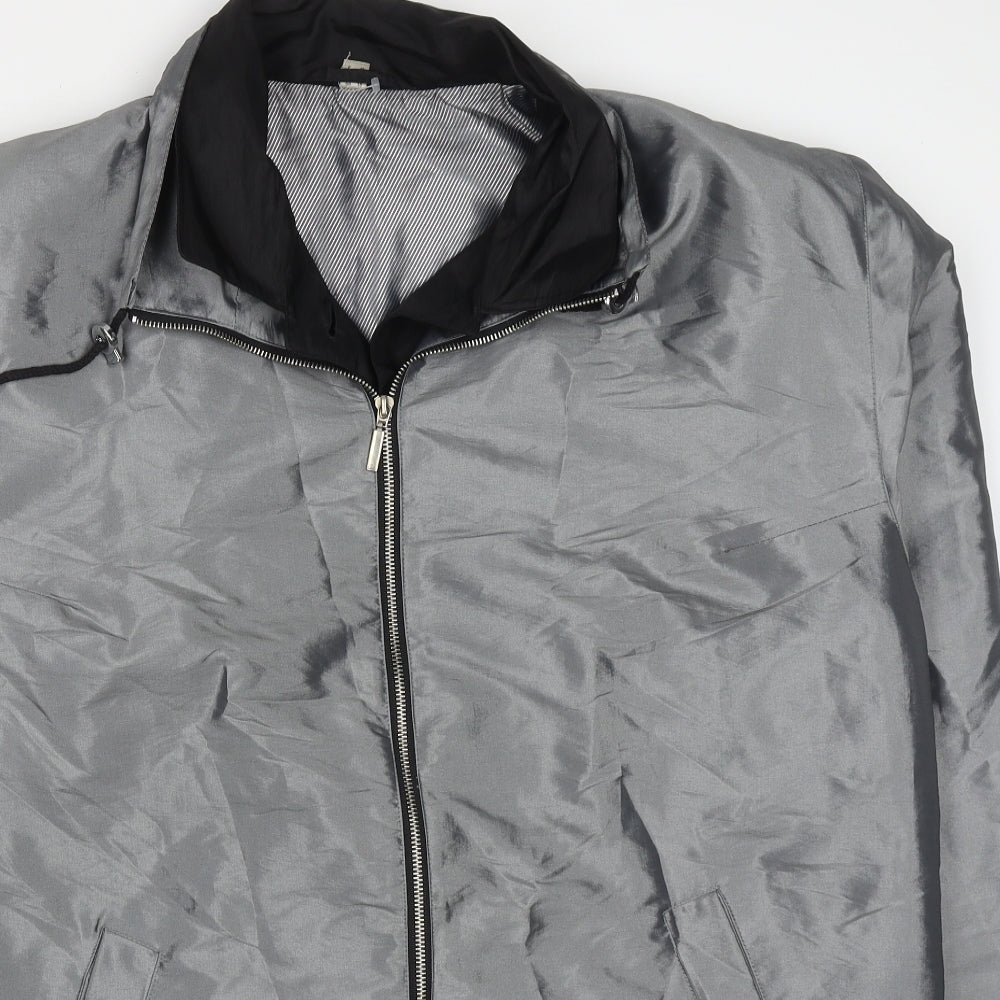 Preworn Womens Grey   Overcoat Coat Size 18  Zip