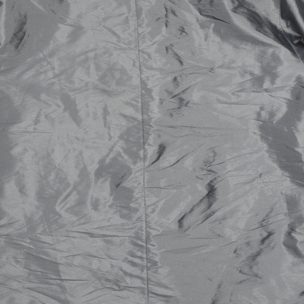 Preworn Womens Grey   Overcoat Coat Size 18  Zip