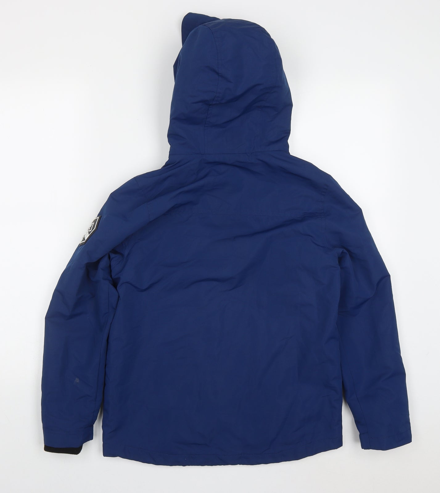 F&F Boys Blue   Basic Coat Coat Size 11-12 Years  Zip - Auth Co