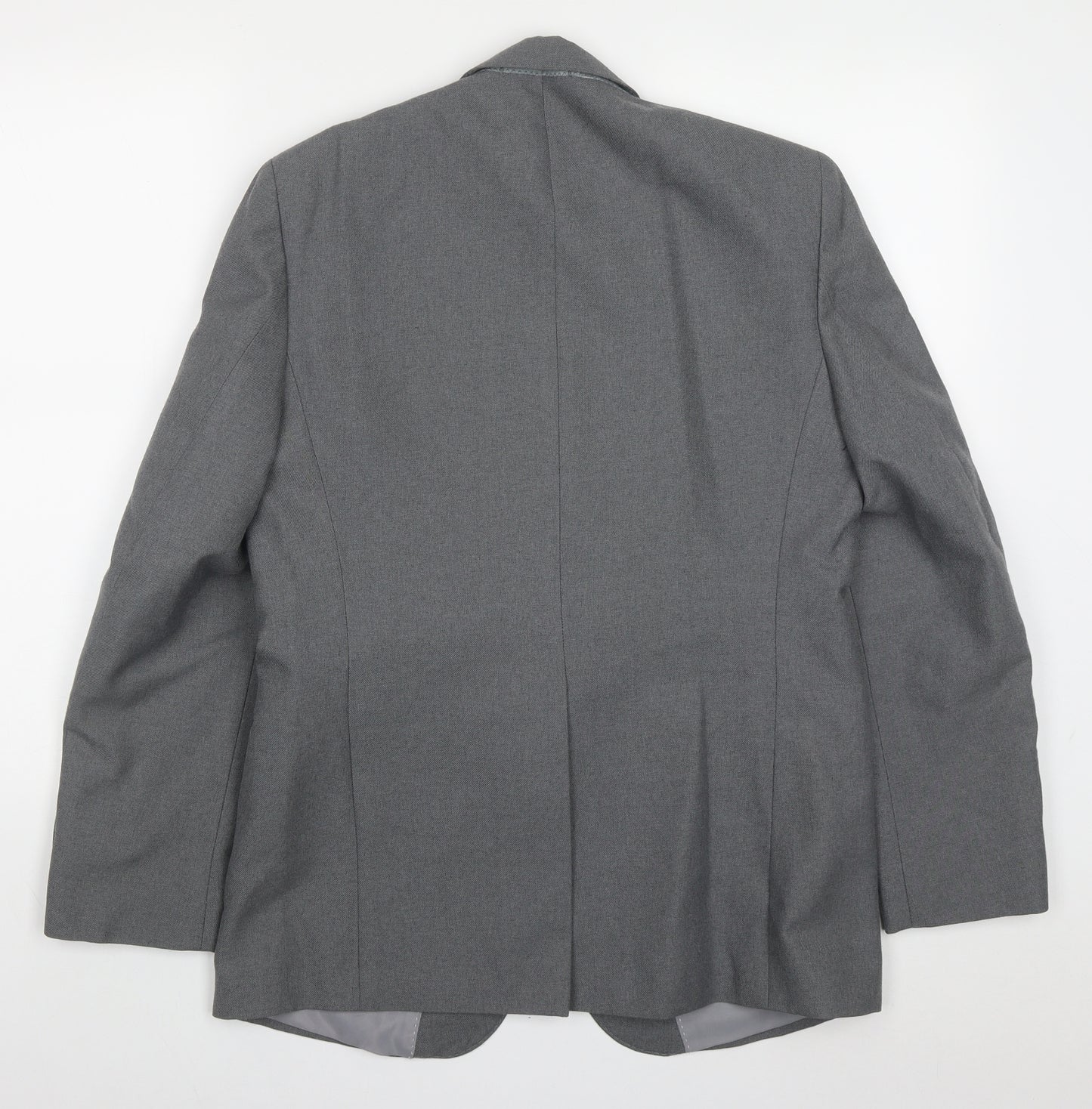 Jacques Morét Mens Grey  Wool Jacket Suit Jacket Size 36