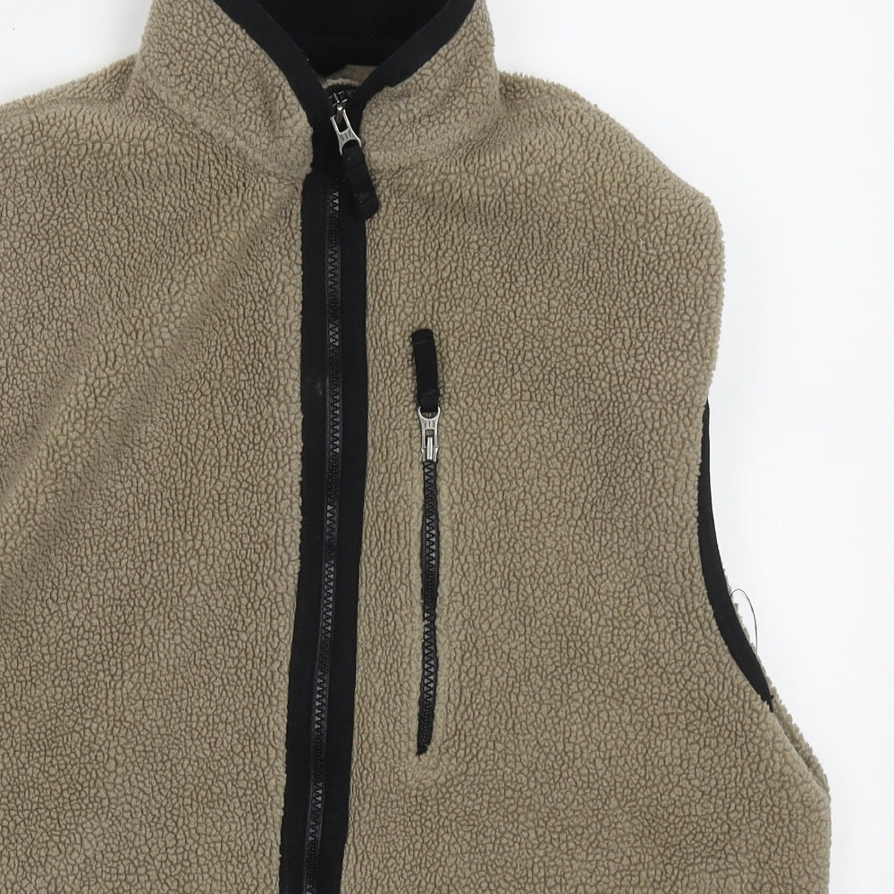 Gap Mens Beige   Gilet Jacket Size L  Zip
