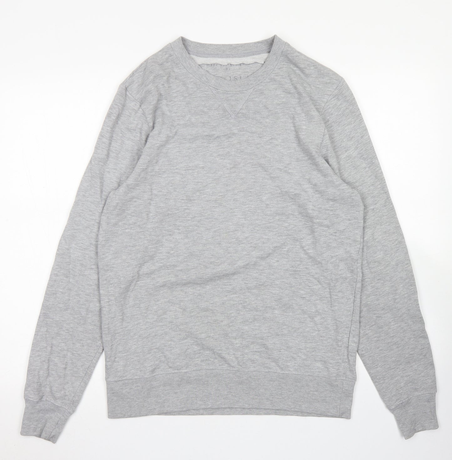 River Island Mens Grey  Cotton Pullover Sweatshirt Size S