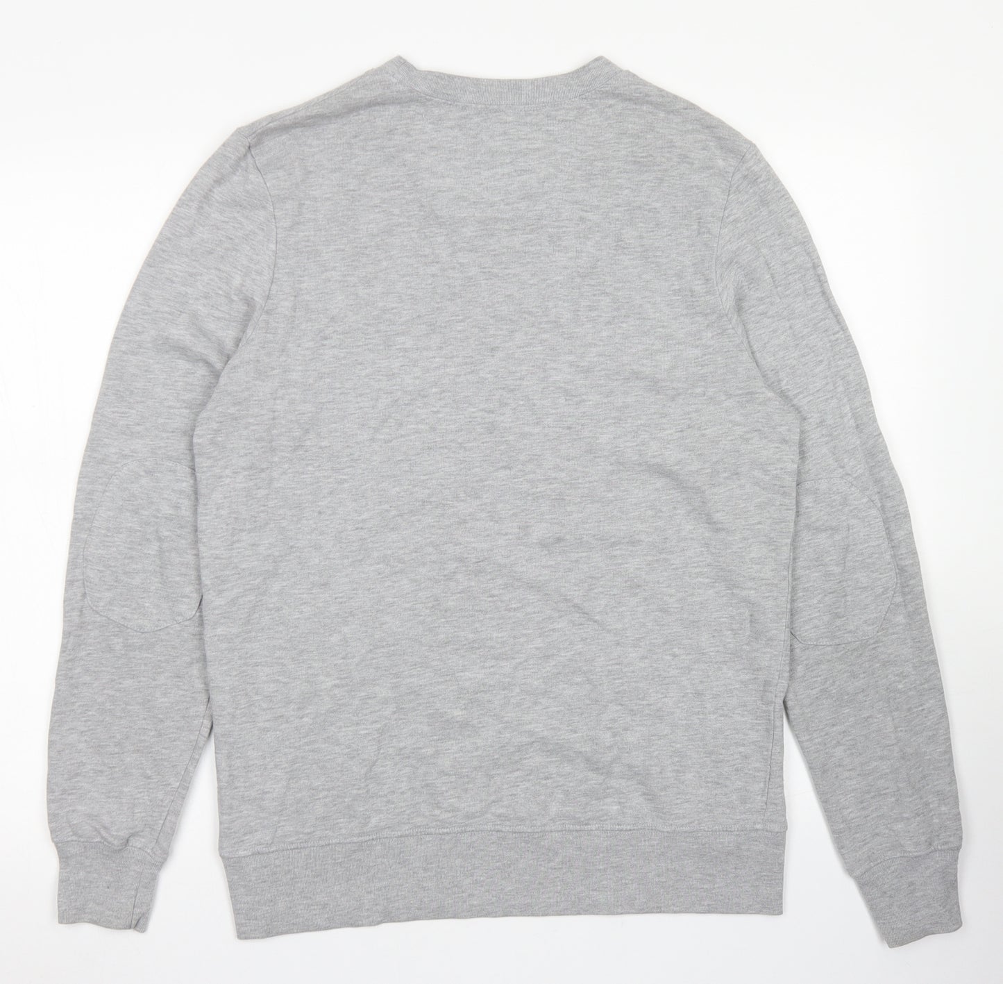River Island Mens Grey  Cotton Pullover Sweatshirt Size S