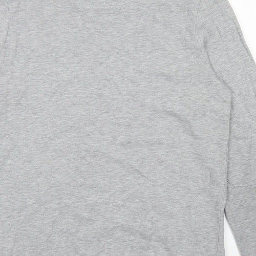 River Island Mens Grey  Cotton Pullover Sweatshirt Size S