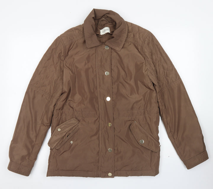 Classic Womens Brown   Jacket  Size 10  Zip