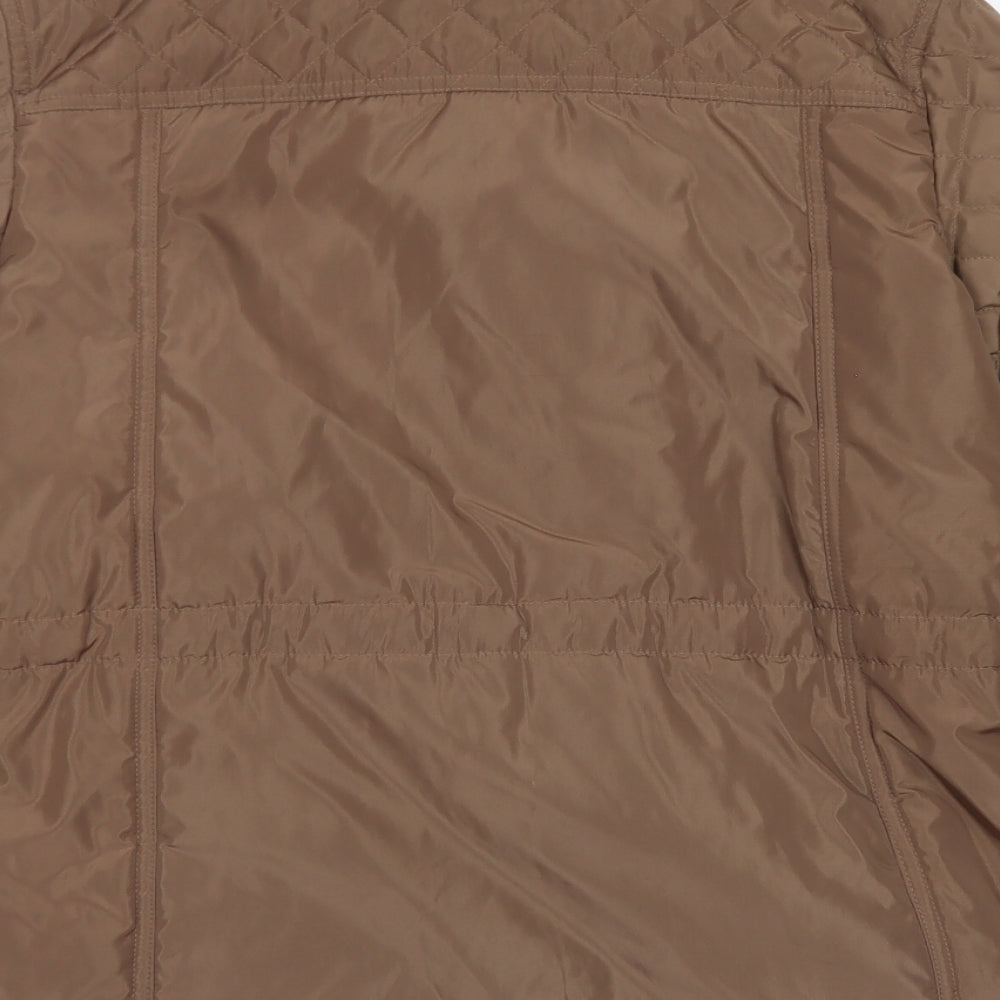 Classic Womens Brown   Jacket  Size 10  Zip