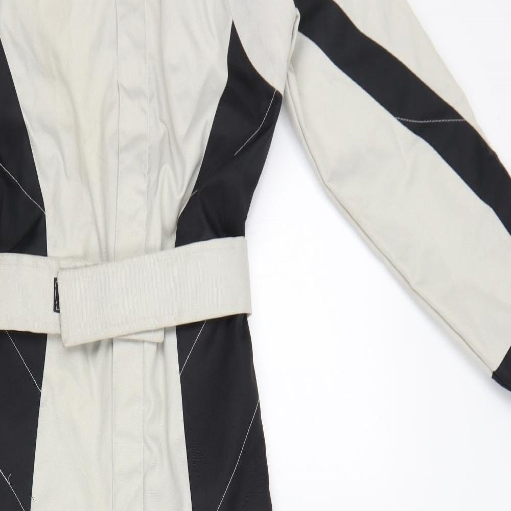 Cordura Womens Grey Colourblock Polyester Coverall One-Piece Size 2XS L29 in Zip - Bike Gear