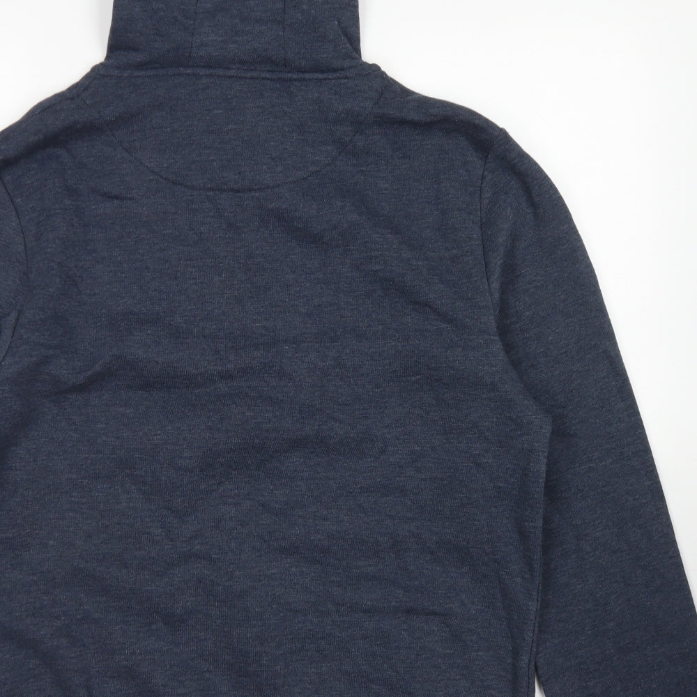 Primark Mens Blue  Cotton Full Zip Hoodie Size L