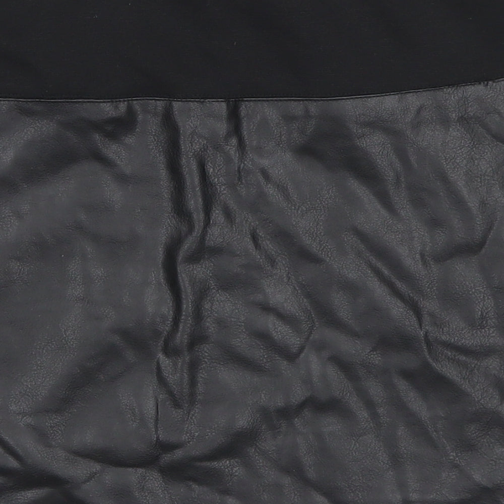 River Island Girls Black  Polyester A-Line Skirt Size 12 Years  Regular