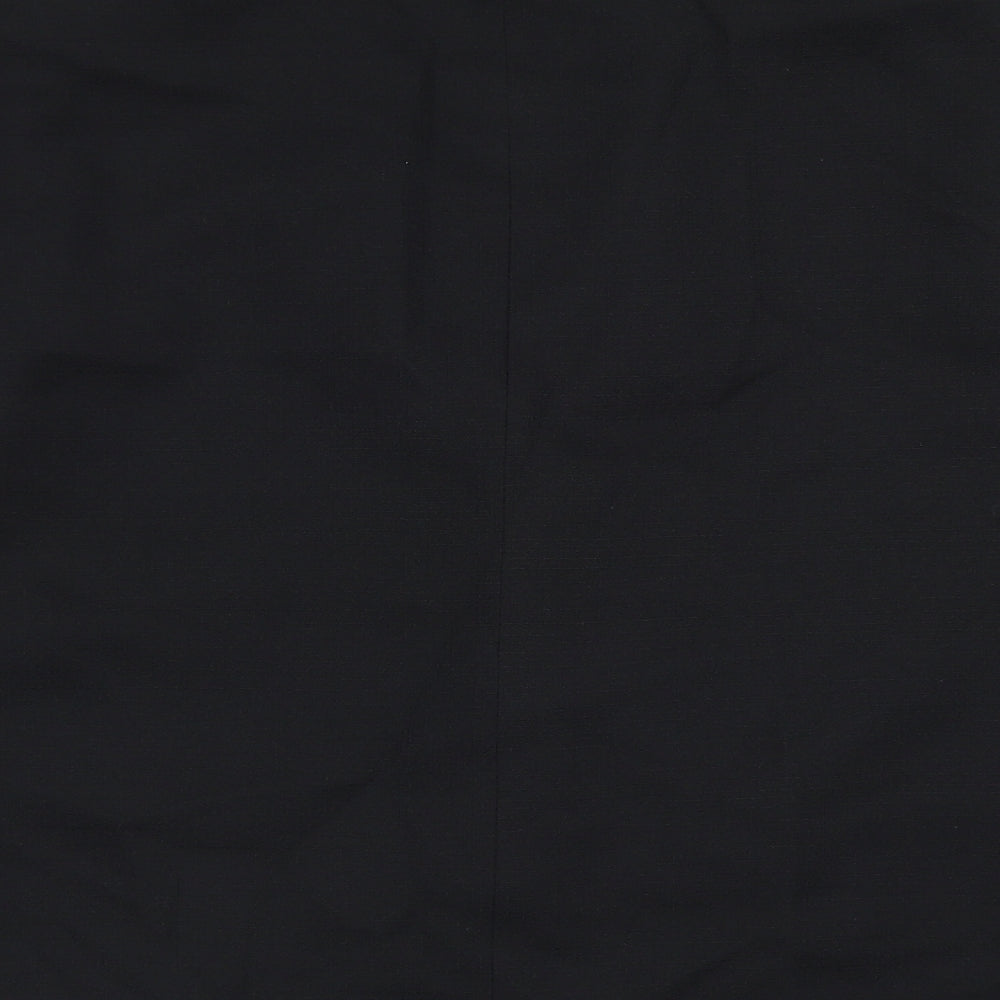 Preworn Womens Black  Polyester Jacket Blazer Size 18
