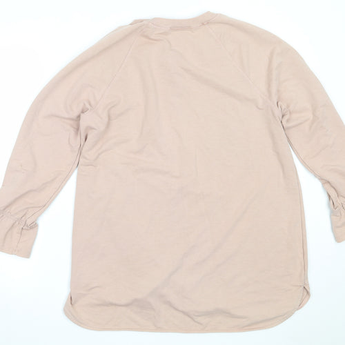 George Womens Pink  Cotton Pullover Sweatshirt Size 16