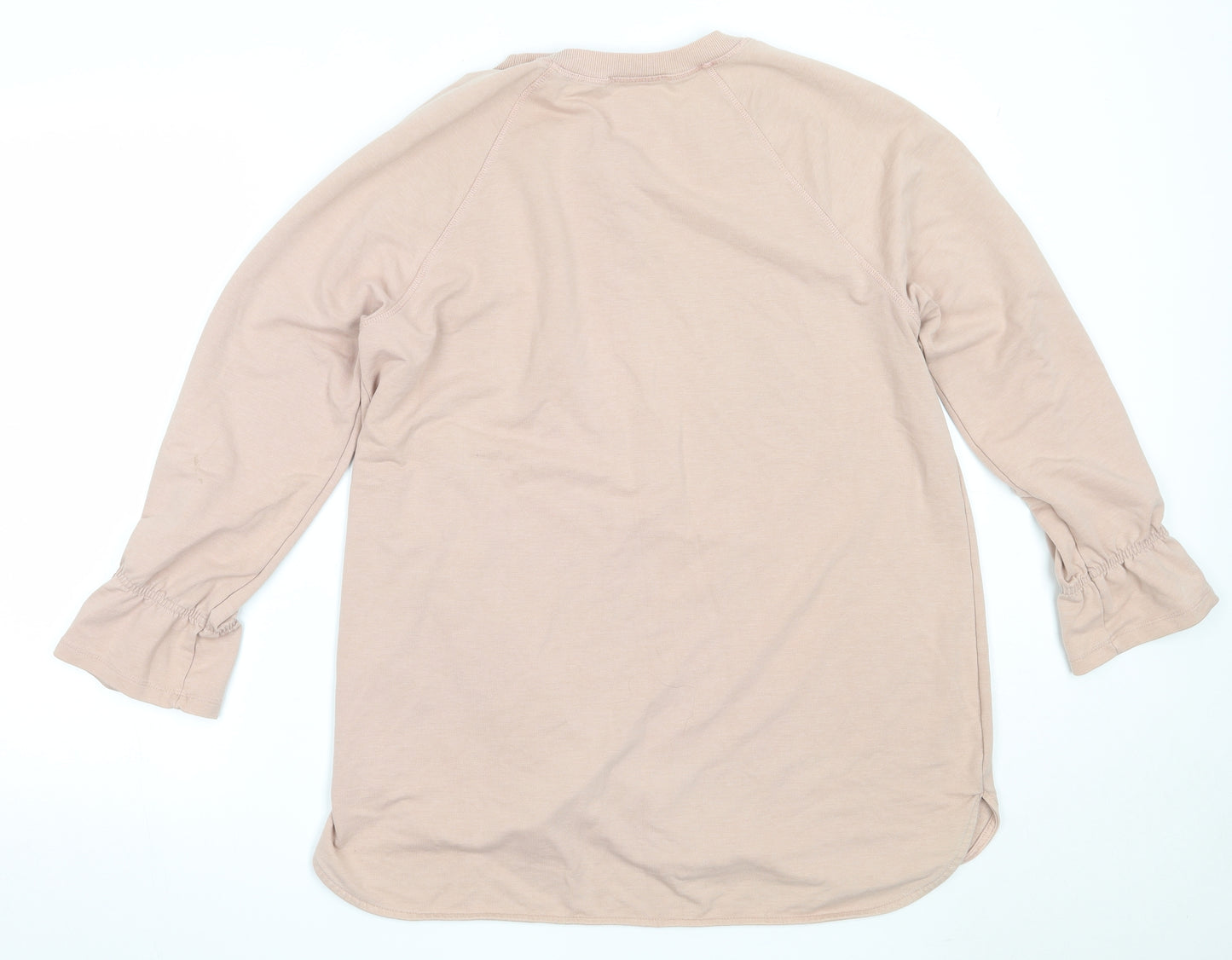 George Womens Pink  Cotton Pullover Sweatshirt Size 16