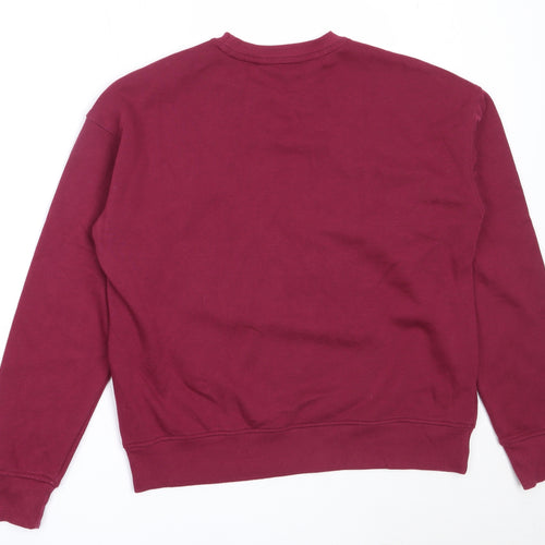 Primark Womens Purple  Cotton Pullover Sweatshirt Size 2XS