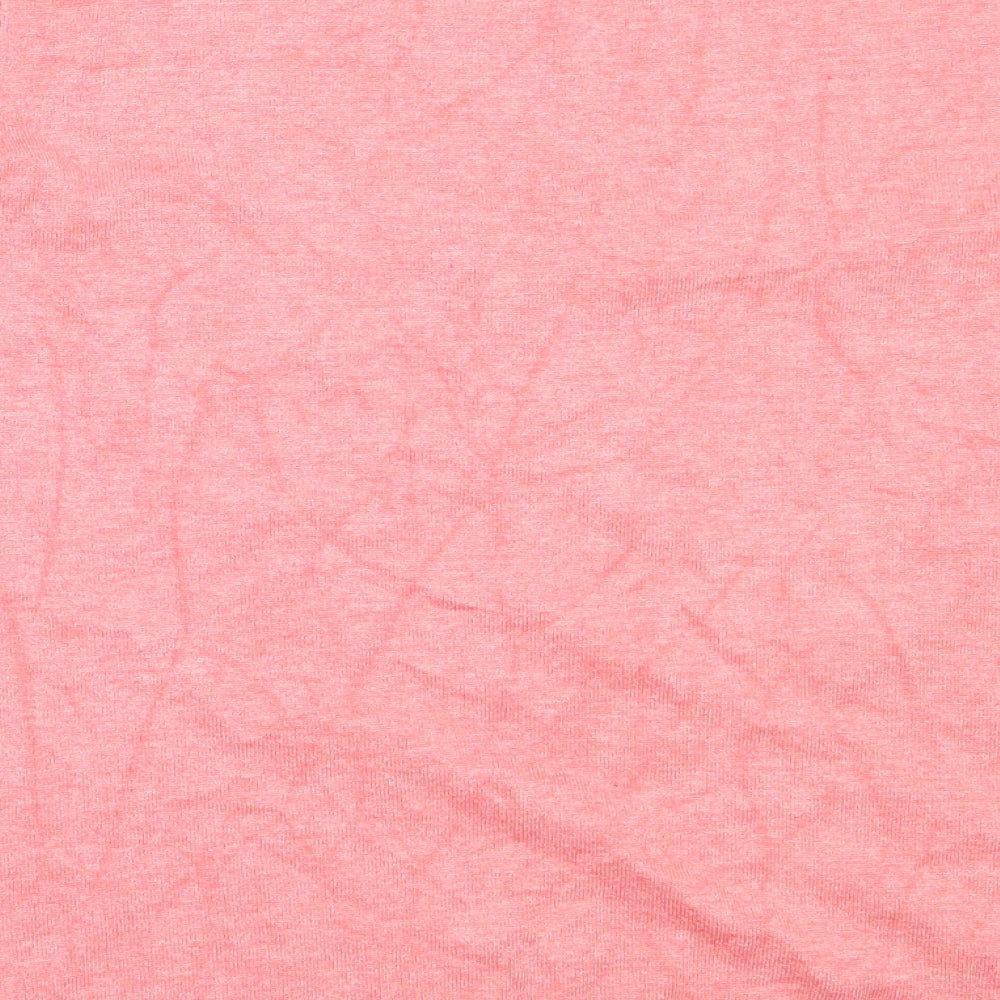 Papaya Womens Pink Round Neck  Viscose Pullover Jumper Size 12