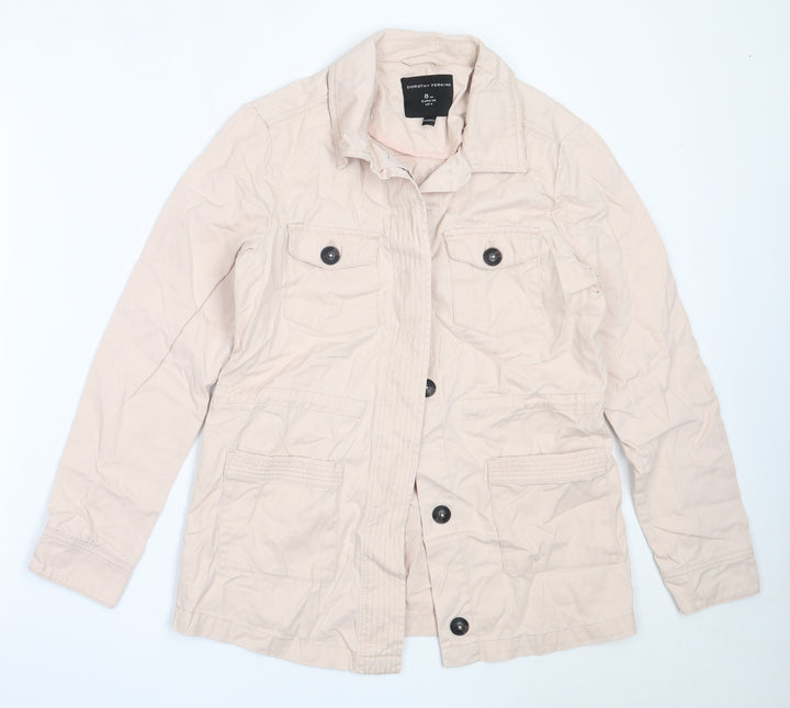 Dorothy Perkins Womens Pink   Jacket Coat Size 8