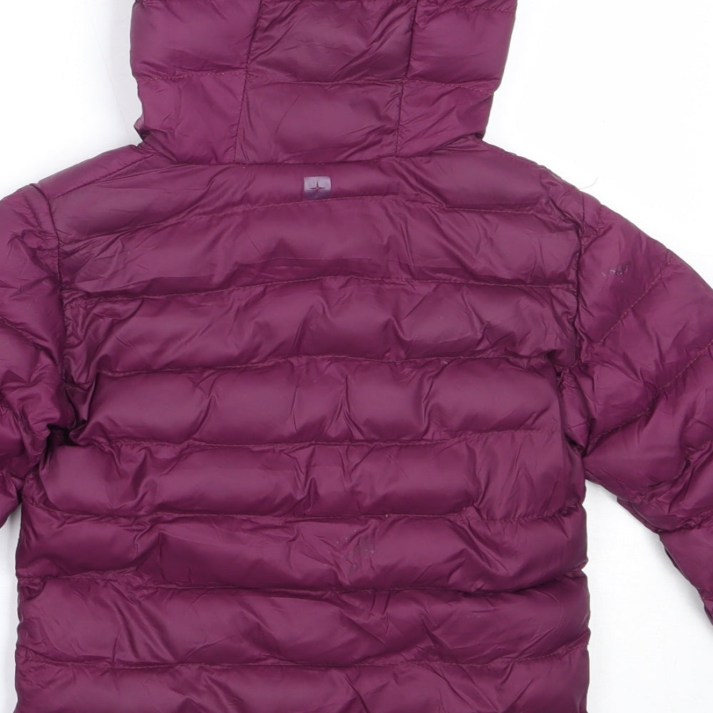 Mountain Warehouse Girls Purple   Puffer Jacket Coat Size 2-3 Years