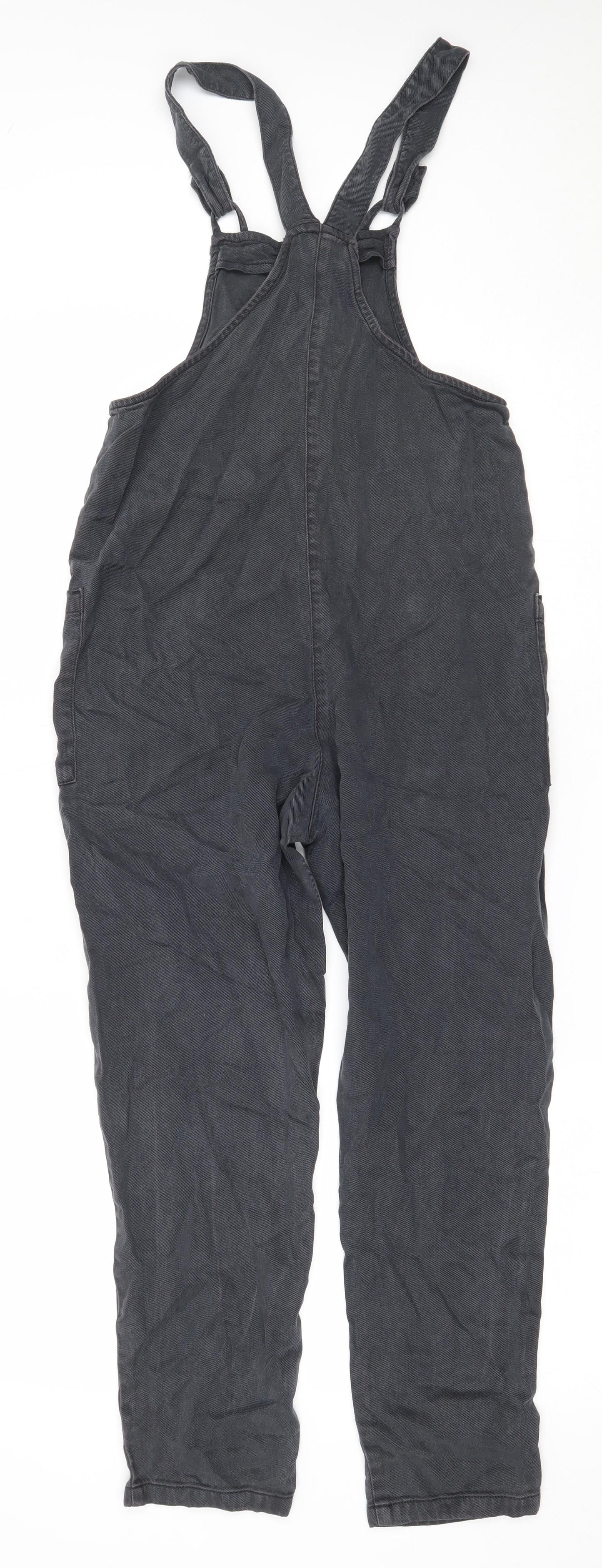 NEXT Girls Grey  Lyocell Dungaree One-Piece Size 11 Years