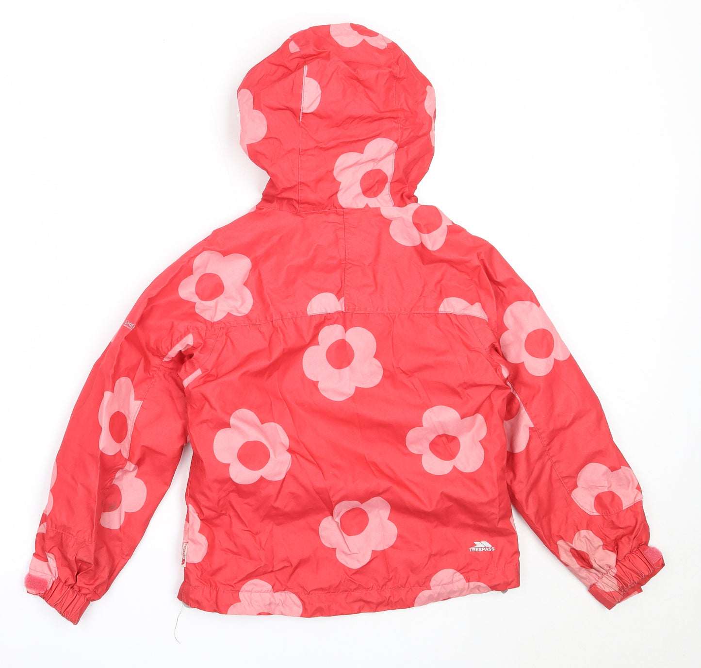 Trespass Girls Pink Floral  Basic Coat Coat Size 5-6 Years