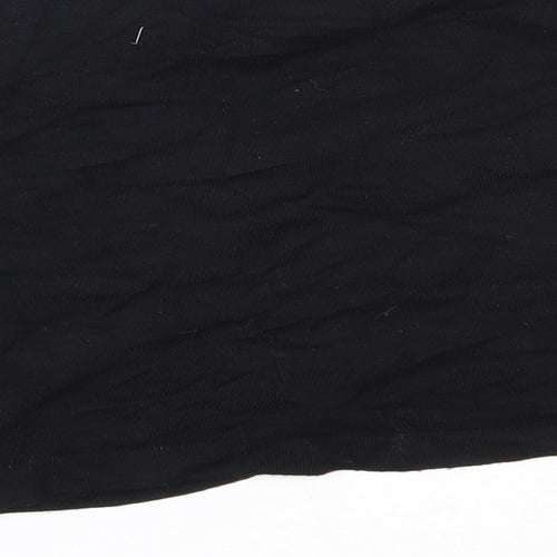 Coast Womens Black Round Neck  Viscose Cardigan Jumper Size M