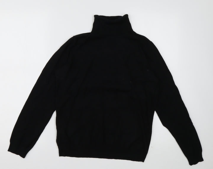 cc Womens Black  Viscose Pullover Sweatshirt Size M  Pullover