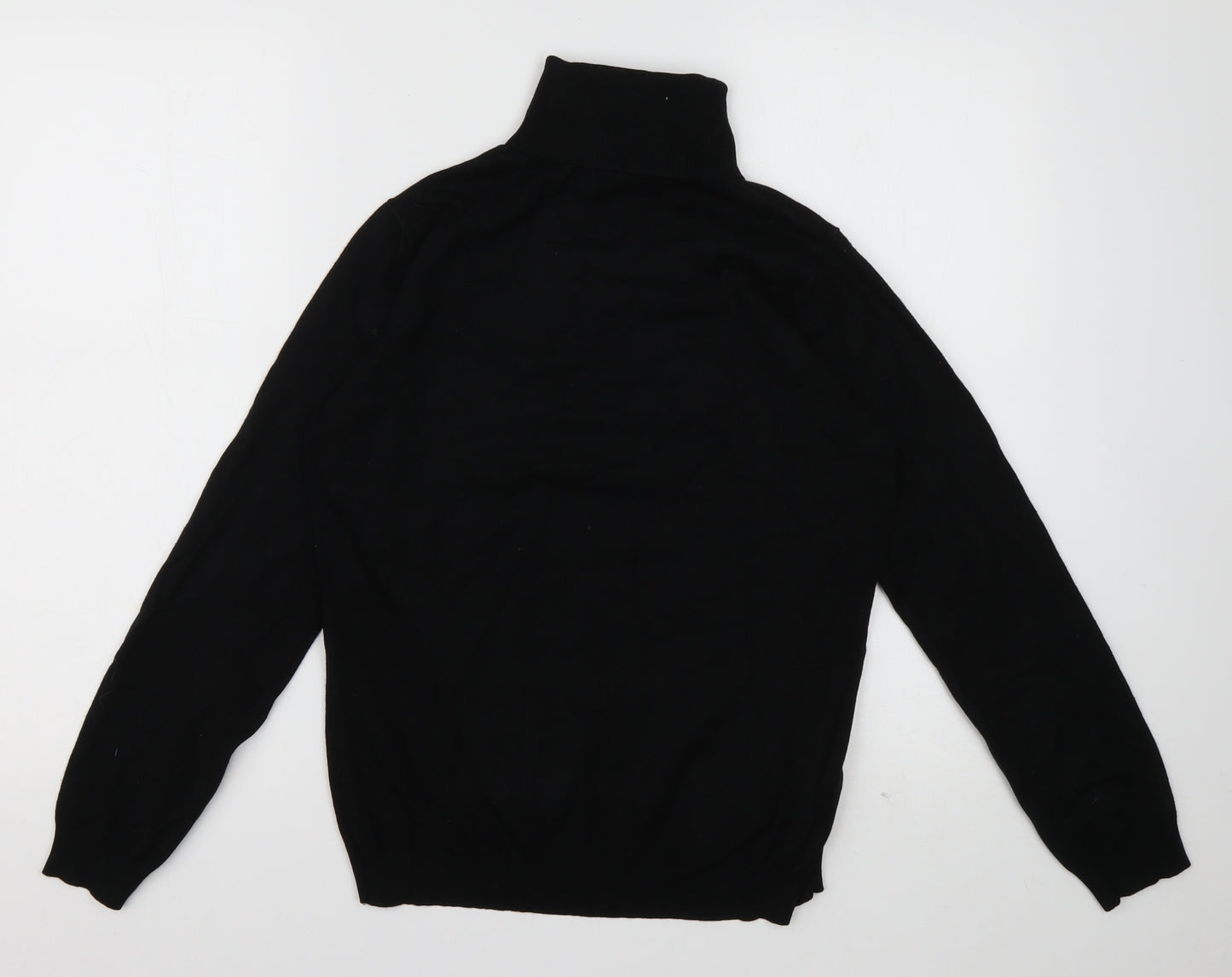 cc Womens Black  Viscose Pullover Sweatshirt Size M  Pullover