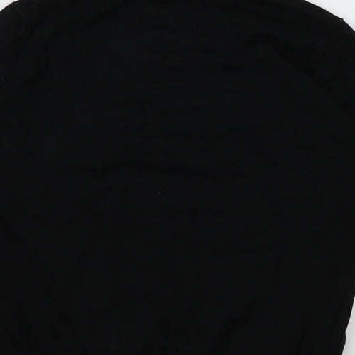 cc Womens Black  Viscose Pullover Sweatshirt Size M  Pullover