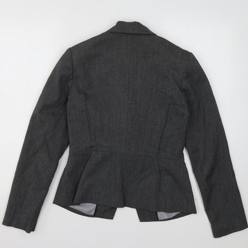 Debenhams Womens Grey   Jacket Blazer Size 10  Button
