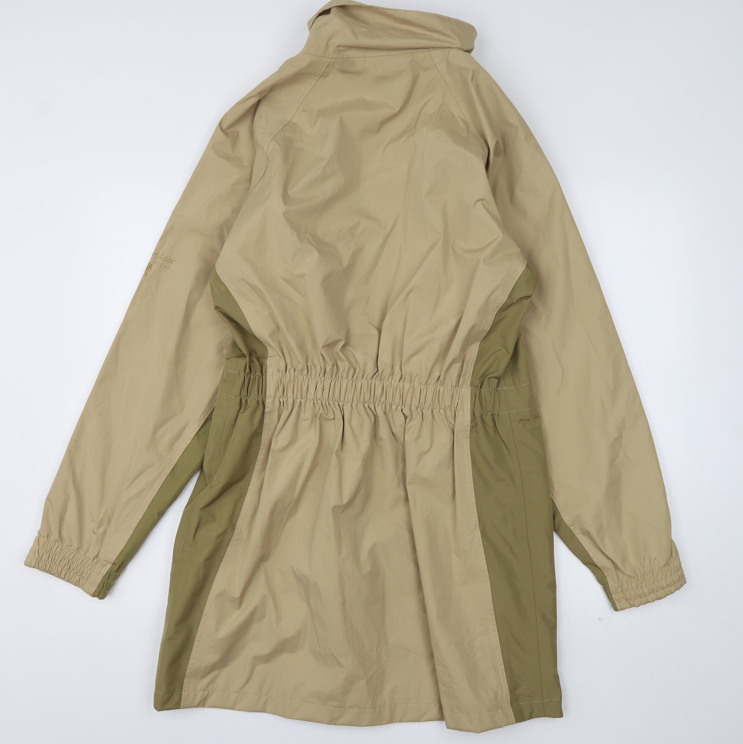 Outdoor Scene  Womens Brown   Overcoat Coat Size 14  Zip