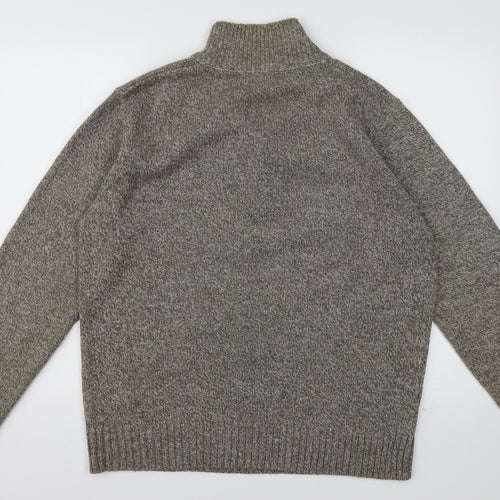 Marks and Spencer Mens Brown  Acrylic Pullover Sweatshirt Size M