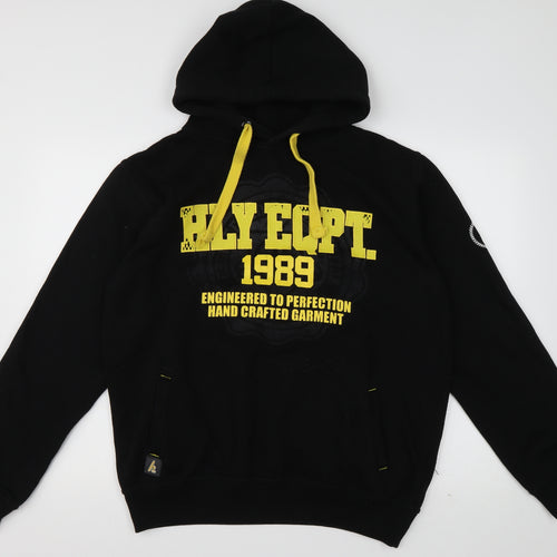 HLY EQPT. Mens Black  Cotton Pullover Hoodie Size XL