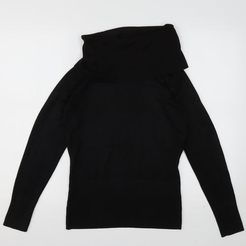 Principles Womens Black  Acrylic Pullover Sweatshirt Size 10  Pullover
