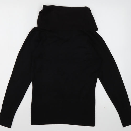 Principles Womens Black  Acrylic Pullover Sweatshirt Size 10  Pullover