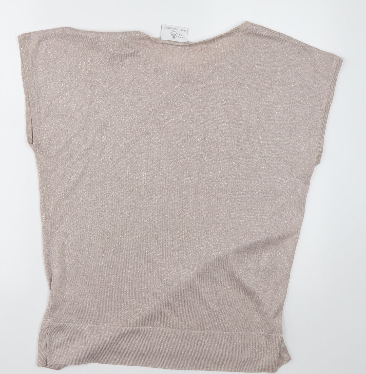 Wallis Womens Pink  Viscose Pullover Sweatshirt Size M  Pullover