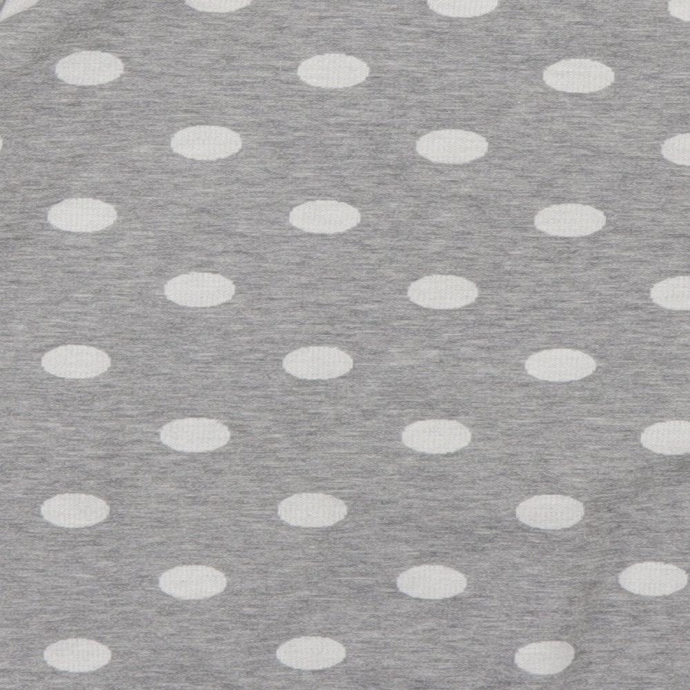 Debenhams Womens Grey Crew Neck Polka Dot Cotton Pullover Jumper Size 14   - owl