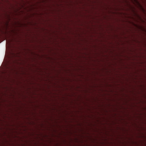 Boohoo Womens Red  Polyester Pullover Sweatshirt Size 14  Pullover