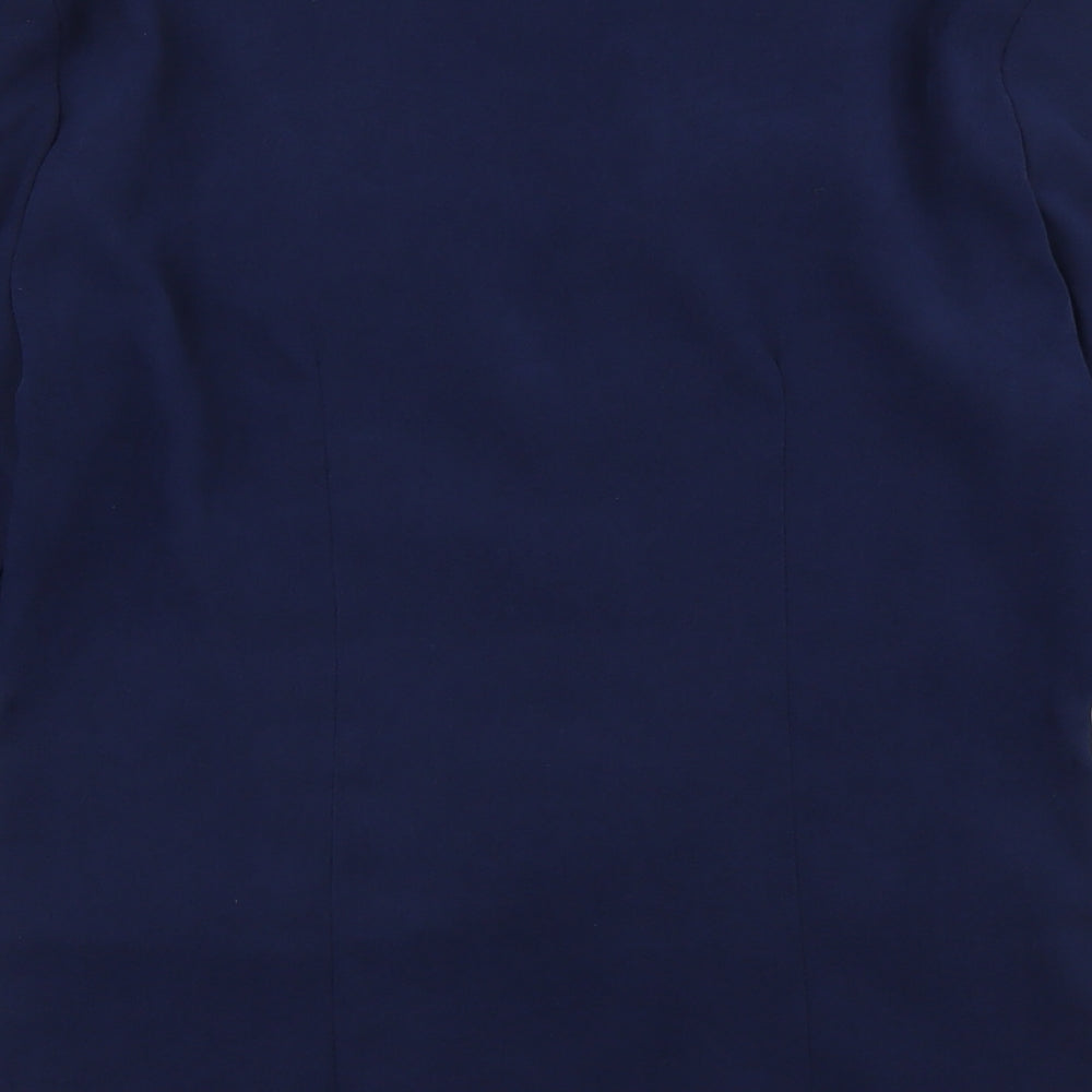 M&Co Womens Blue   Jacket Blazer Size 10